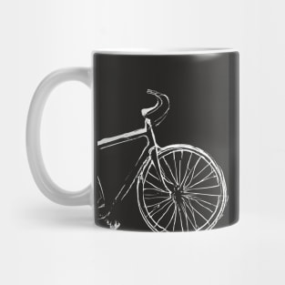 White Bike Mug